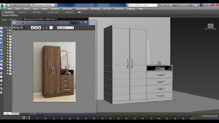 3dsMax Tutorials Tutorial on Modeling a Multipurpose Wardrobe Almirah in 3dsmax  For Beginners [upl. by Okun]