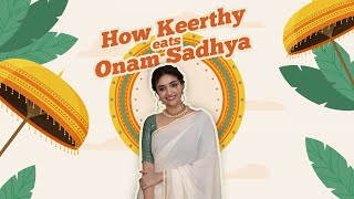 Keerthys guide to Onam Sadhya  Onam 2021  Onam Special  Keerthy Suresh  Cookd [upl. by Francoise484]