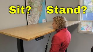 Desky SitStand Desk  Assembly Review [upl. by Rhodes421]