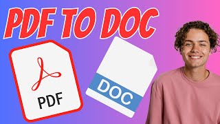 How to Convert PDF to Doc in Mobile [upl. by Chyou59]