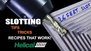 Slotting Aluminum  Tips Tricks Speeds amp Feeds  WW235 [upl. by Clerk454]