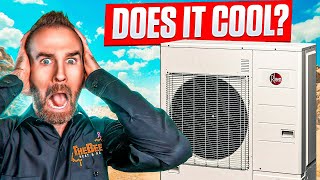 Rheem Cold Climate Heat Pump can HEAT at 22F 🔥  Rheem RD16AZ Reviews [upl. by Ryle]