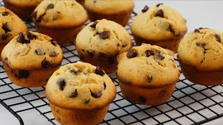 Chocolate Chip Muffin Easy Recipe [upl. by Yentterb941]