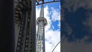 HIGHEST Gyro Drop Tower of the World  HIGHLANDER  HansaPark 2024 [upl. by Pheni]