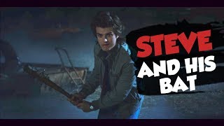 STEVE HARRINGTON and his bat  All the best scenes [upl. by Okomot]