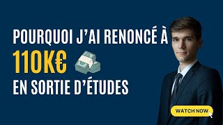 POURQUOI JAI QUITTÉ LE MampA  100K€ DE SALAIRE ANNUEL [upl. by Jerold]