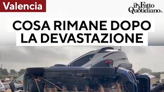 Valencia cosa rimane dopo la devastazione Le immagini dallapocalisse climatica [upl. by Ylus]