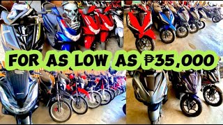 MURANG REPO MOTORCYCLE PHILIPPINES FOR AS LOW AS ₱35000 MOTOR SA BIKES FOR LESS [upl. by Souza]