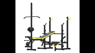 Multifunctional Bench 2022 Version Complete Home Gym  MB04 [upl. by Jobye]