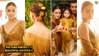 Alia’s Stunning Saree Brand  Outfit Decode  Raha  Ranbir [upl. by Elwee318]