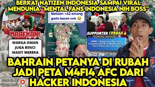 Teruk Dikerjain Natizen IndonesiaSape NAMA NEGARA Bahrain di tukar ke AFC M4FI4🤣🇲🇾 REACTION [upl. by Ambros907]