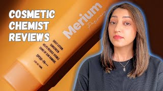 Cosmetic Chemist Reviews Merium Pervaiz Sunscreen [upl. by Ardyth427]