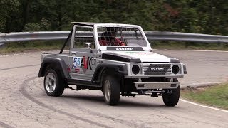 Suzuki SJ Samurai RWD proto  Slalom race sideways amp full gas on board [upl. by Wasson176]