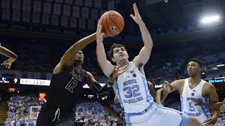 UNC Mens Basketball Luke Maye Impresses vs UNC Pembroke [upl. by Ledda]