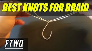 Fishing Knots Best Knots for Braided Line  Uni Knot and Palomar Knot  How to Tie Braided line [upl. by Brenda]