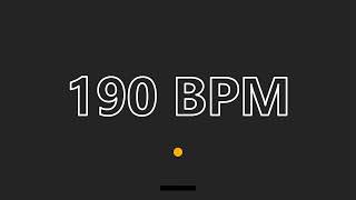 190 BPM Metronome [upl. by Mallissa]