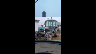 Using the Ford 7610 tractor [upl. by Grube]