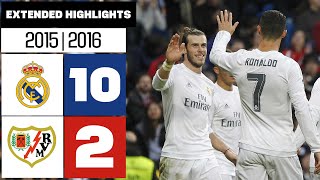 REAL MADRID 102 RAYO VALLECANO 201516  Mejores momentos [upl. by Bunns]