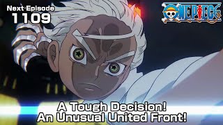 ONE PIECE episode1109 Teaser quotA Tough Decision An Unusual United Frontquot [upl. by Cherise]