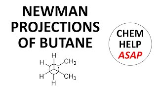 Newman projections of butane [upl. by Nyrol]