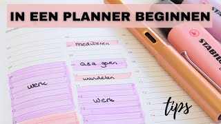 HOE START JE IN EEN PLANNER  Tips Om In Een Planner Te Beginnen  My Best Self [upl. by Wilden380]