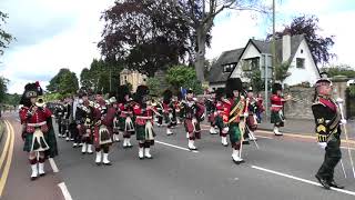 The Linlithgow Marches 2019  The Royal Regiment of Scotland  Part 19 4KUHD [upl. by Anirbak]