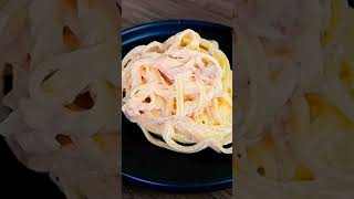 Bacon Alfredo Pasta shorts [upl. by Hickey352]