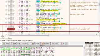 How to crack Bigasoft Total Video Converter and remove the trial limitations using x64dbg [upl. by Jovita215]