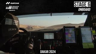 ONBOARD  Stage 6  Dakar 2024  TOYOTA GAZOO Racing Baltics [upl. by Laeno]