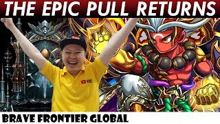 The EPIC LUCK Returns  Immortal Firewing Blaze Rare Summon Brave Frontier Global [upl. by Paz]