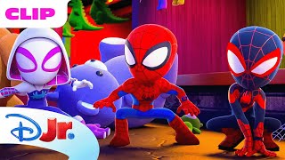 Marvels Spidey and his Amazing Friends  The Halloween Curse of the Corn Dog King 👑 disneyjr [upl. by Aminta]