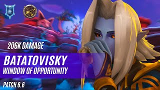 206K DAMAGE BATATOVISKY SAATI PALADINS COMPETITIVE DIAMOND WINDOW OF OPPORTUNITY [upl. by Kipper]