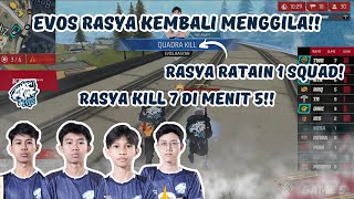 EVOS RASYA RATAIN 1 SQUAD DI MATCH 5 FFWS ID 2024 SPRING  POINT RUSH DAY 2 ffws ffws [upl. by Legim]