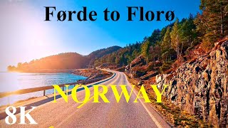 Journey from Førde to Florø Norway Breathtaking Views Small Towns Villages Fjords along the Way [upl. by Serene459]