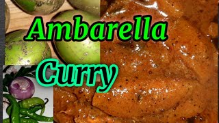 Easy and tasty ambarella currysinhala Ambarella maluwa Abbarella அம்பரெல்லா 安巴雷拉 అంబరెల్లా [upl. by Aihsyla]