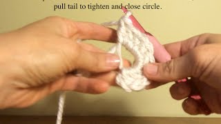 How to Crochet a Magic Circle [upl. by Attenahs963]