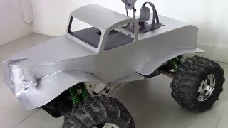 MAKING RC MAD MAX BIG FOOT [upl. by Yllil]