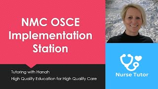 NMC OSCE Implementation Station 2024 [upl. by Allehc]