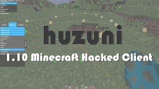 INSTALLER HUZUNI SUR MINECRAFT 110 HACK [upl. by Aimac]