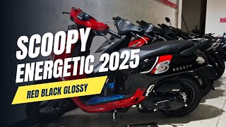 SCOOPY 2025 ENERGETIC RED NON KEYLESS [upl. by Lleuqram]