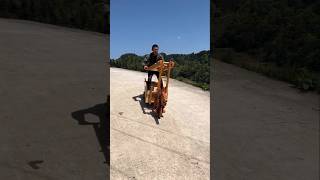 Handmade wooden dragon vehicle 🥰 shorts ytshorts [upl. by Wylen]