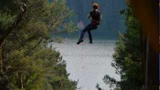 Kletterpark AbenteuerWald Enderndorf am Brombachsee Mai 2012 gefilmt mit Lumix GH2 [upl. by Elad]