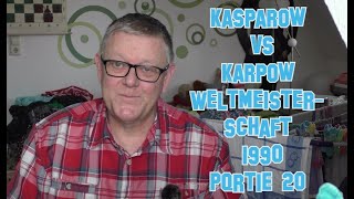 Kasparow vs Karpow  Schachweltmeisterschaft 1990  20 Partie [upl. by Aisatna962]