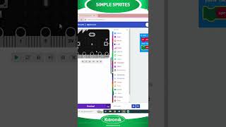 BBC microbit coding in 60 seconds  Simple Sprites [upl. by Kaitlin]