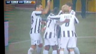 InterUdinese 01 3122011 il gran goal di Mauricio Isla [upl. by Aisercal]