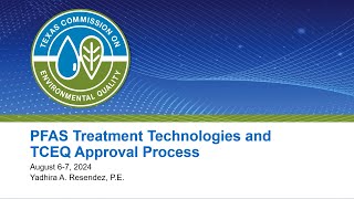 14 PFAS Treatment Technologies and TCEQ Approval Process [upl. by Sharline]