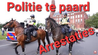 💥POLITIE GRIJPT TE PAARD IN💥EXTINCTION REBELLION💥ME💥WATERKANONNEN💥A12💥Klimaatactivisten💥XR [upl. by Vittorio365]