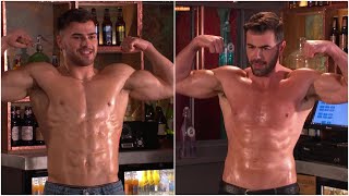 Hollyoaks  Romeo amp Sylver oil up amp show off 💦💪 HD [upl. by Lloyd]