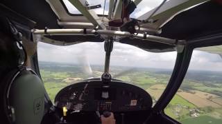 second solo flight in ikarus c42 at headcorn aerodrome part 2 [upl. by Tnert589]