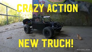 CUSTOM RC TROPHY TRUCK ACTION [upl. by Bartko502]